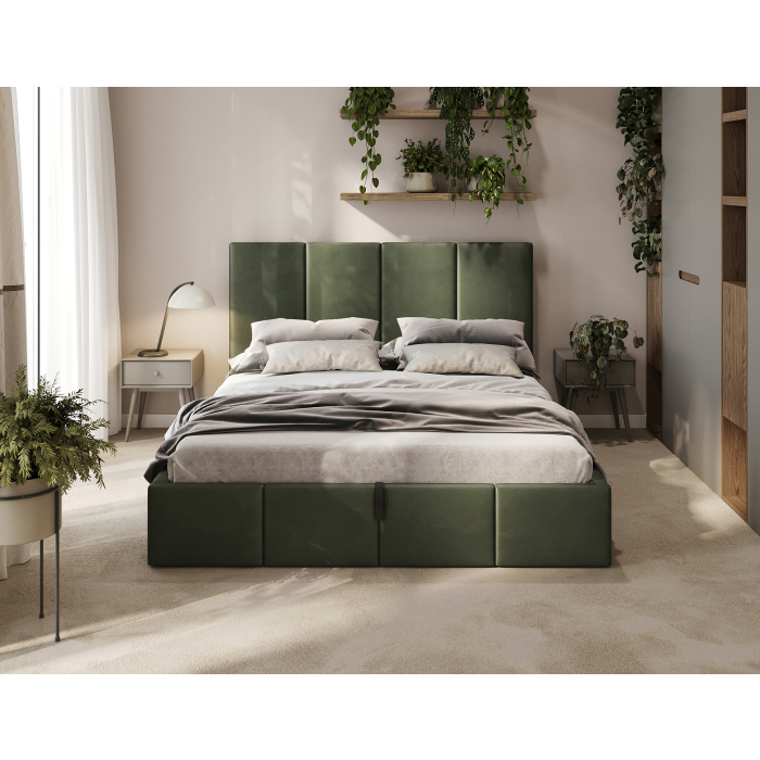 Modernes Polsterbett Khaki für Erwachsene